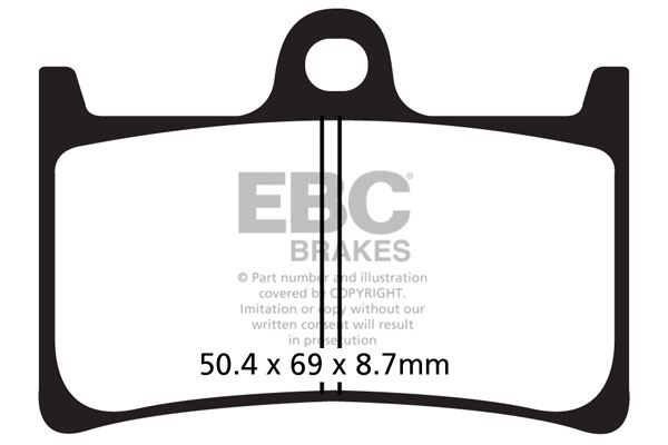 EBC balatas fa252 delantera yamaha XJR 1300 sp 5eal//5eam//5ean 01 5eal//5eam//5ean