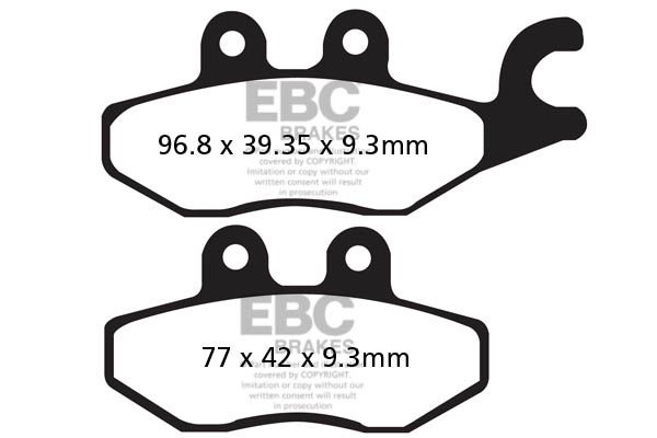 13/" 14/>15 EBC Brake Disc Rear Left FIT PIAGGIO MP3 Touring Sport LT 500 ie ABS