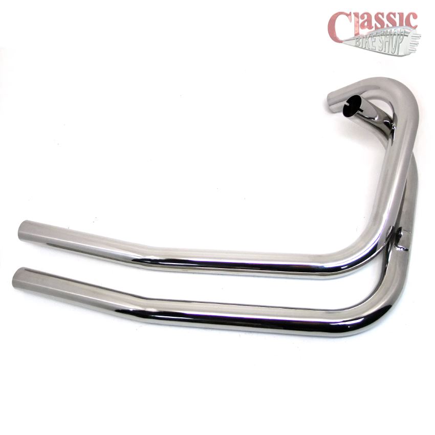Triumph T120 T140 1 3/4 Inch Bore Exhaust Pipes with Kickup eBay