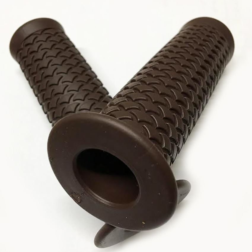 Chopper, Bobber, Harley 7/8'' Dark Brown Handlebar Grips eBay