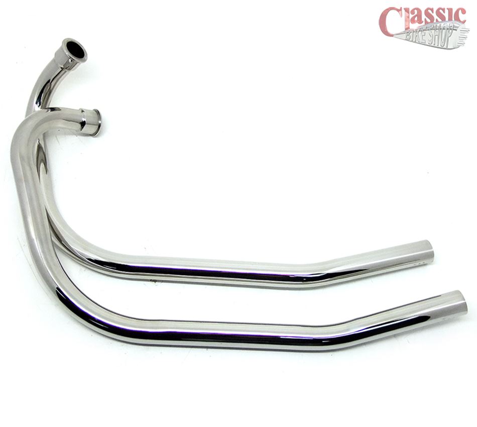 Norton Commando 1971 Exhaust Pipes UK Made Chrome Plated eBay