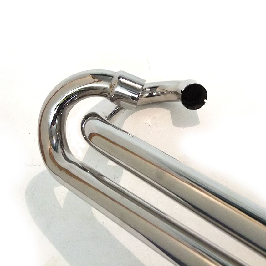 Triumph 650 Unit Desert / Sled Race Pipes UK Made eBay