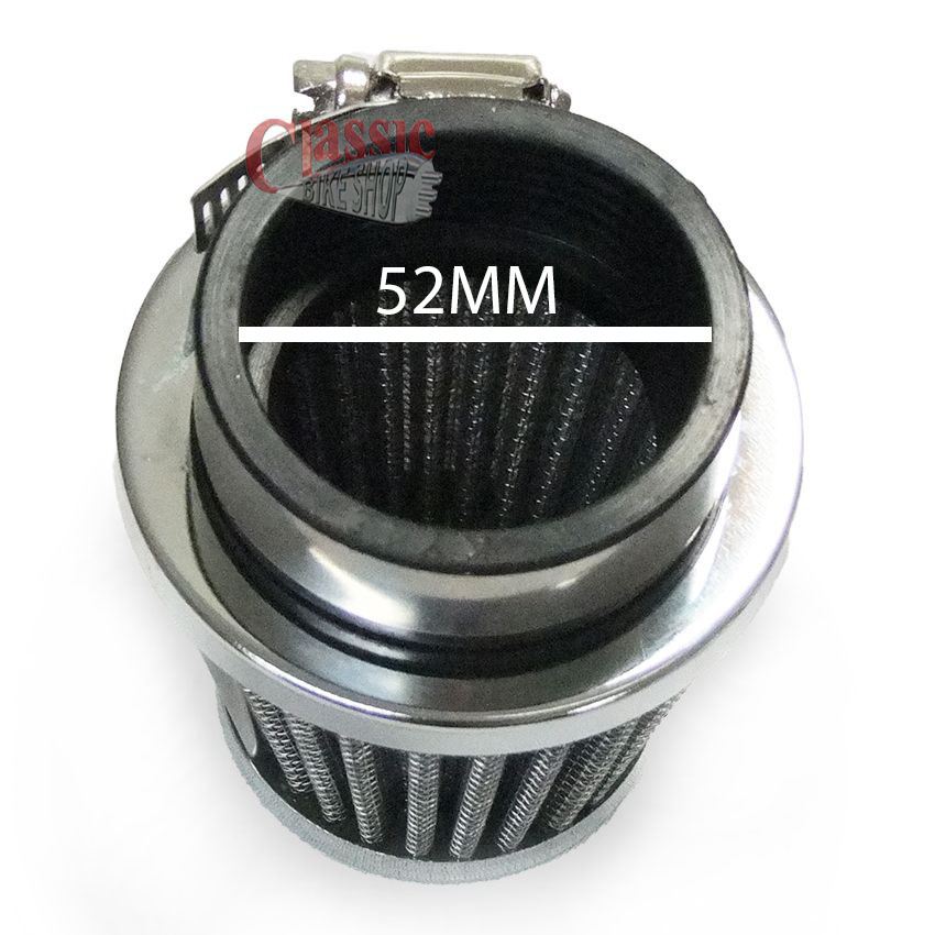 52MM Universal Motorcycle Air Filter eBay