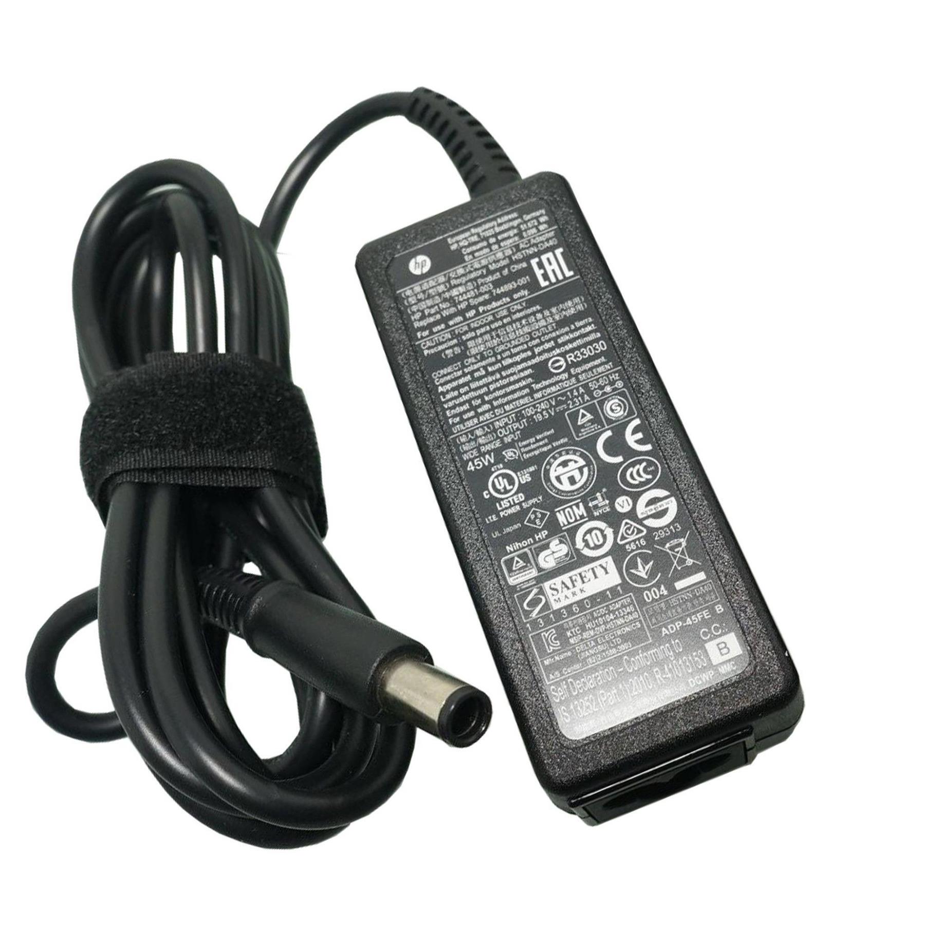 GENUINE HP 744481-003 45W 19.5V AC ADAPTER CHARGER LAPTOP ELITEBOOK 720 810 840