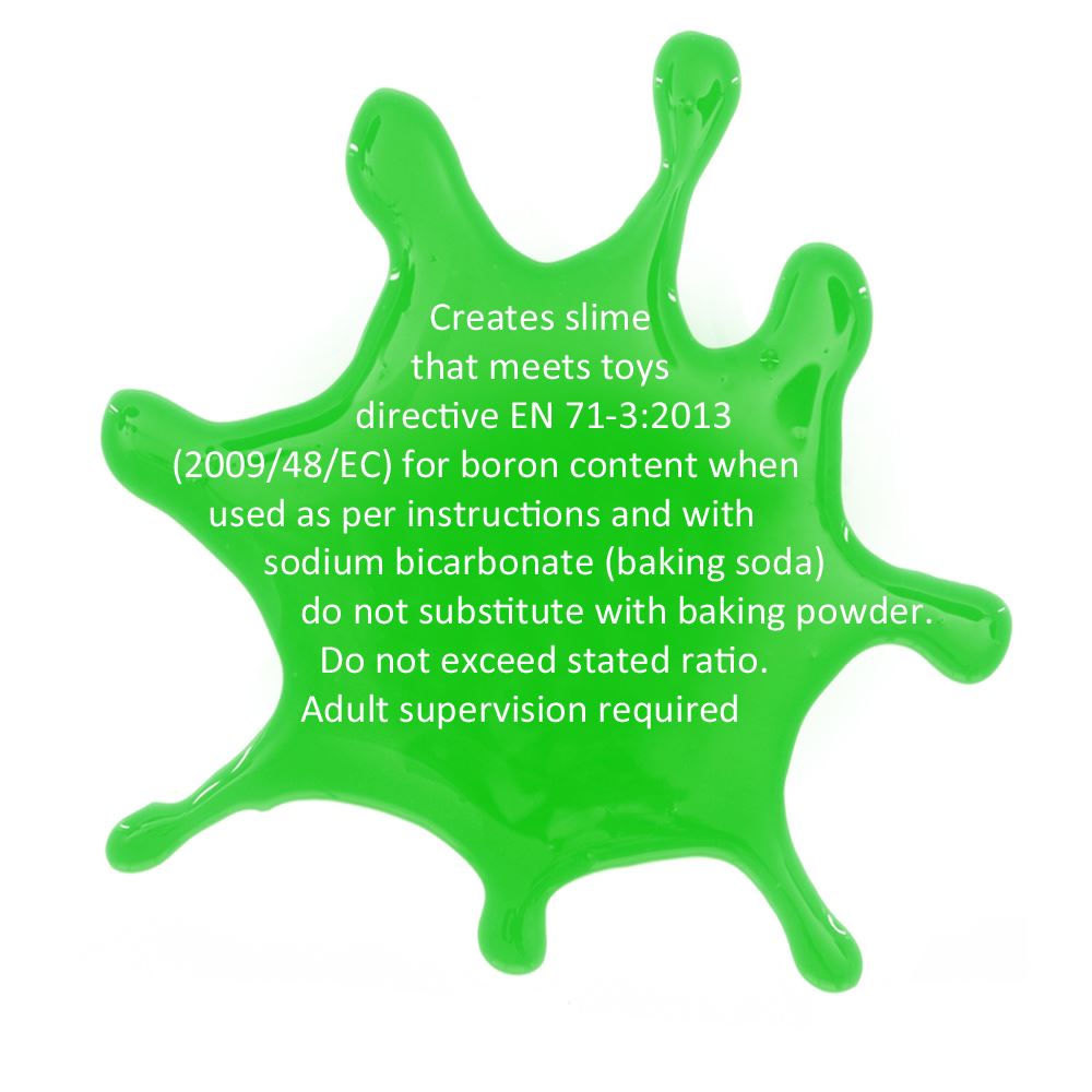 Slime Juice PVA Glue Activator / Contact Lens Solution Substitute for