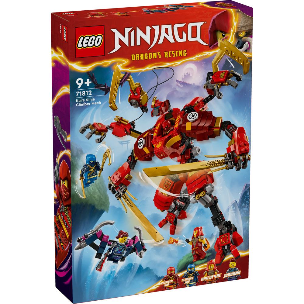 LEGO NINJAGO Kai's Ninja Climber Mech Toy Set 71812 | eBay