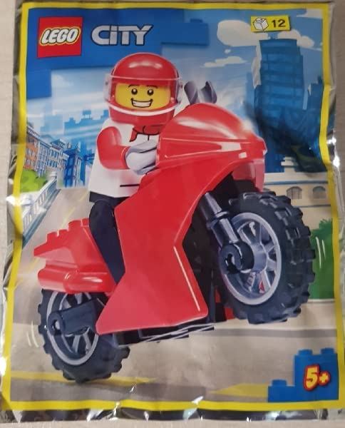 LEGO City Motorcycle with Driver Foil Pack Set 952203