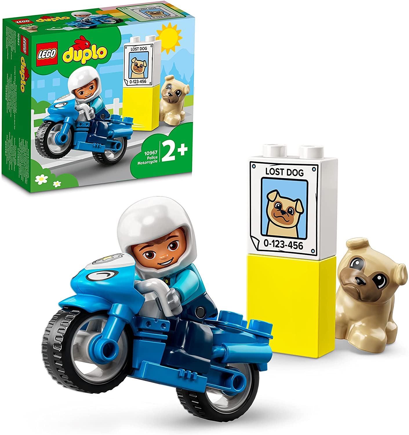Duplo LEGO Set 10967 Town Rescue Police Motorcycle Promo Collectable LEGO Set