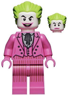 LEGO DC Super Heroes The Joker Pink Suit Minifigure from 76188