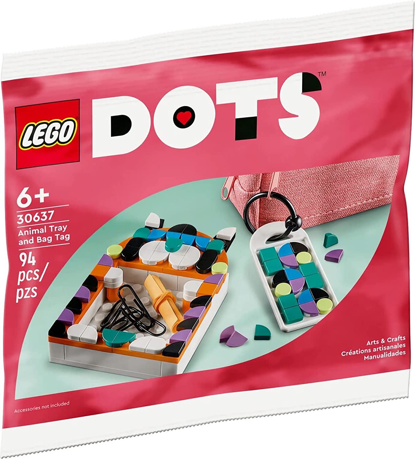 LEGO DOTS Animal Tray and Bag Tag 30637 Polybag