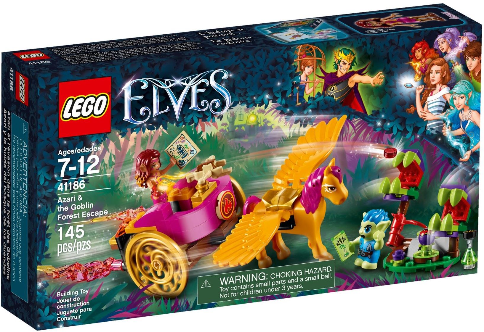 LEGO Elves Azari & the Goblin Forest Escape Set 41186