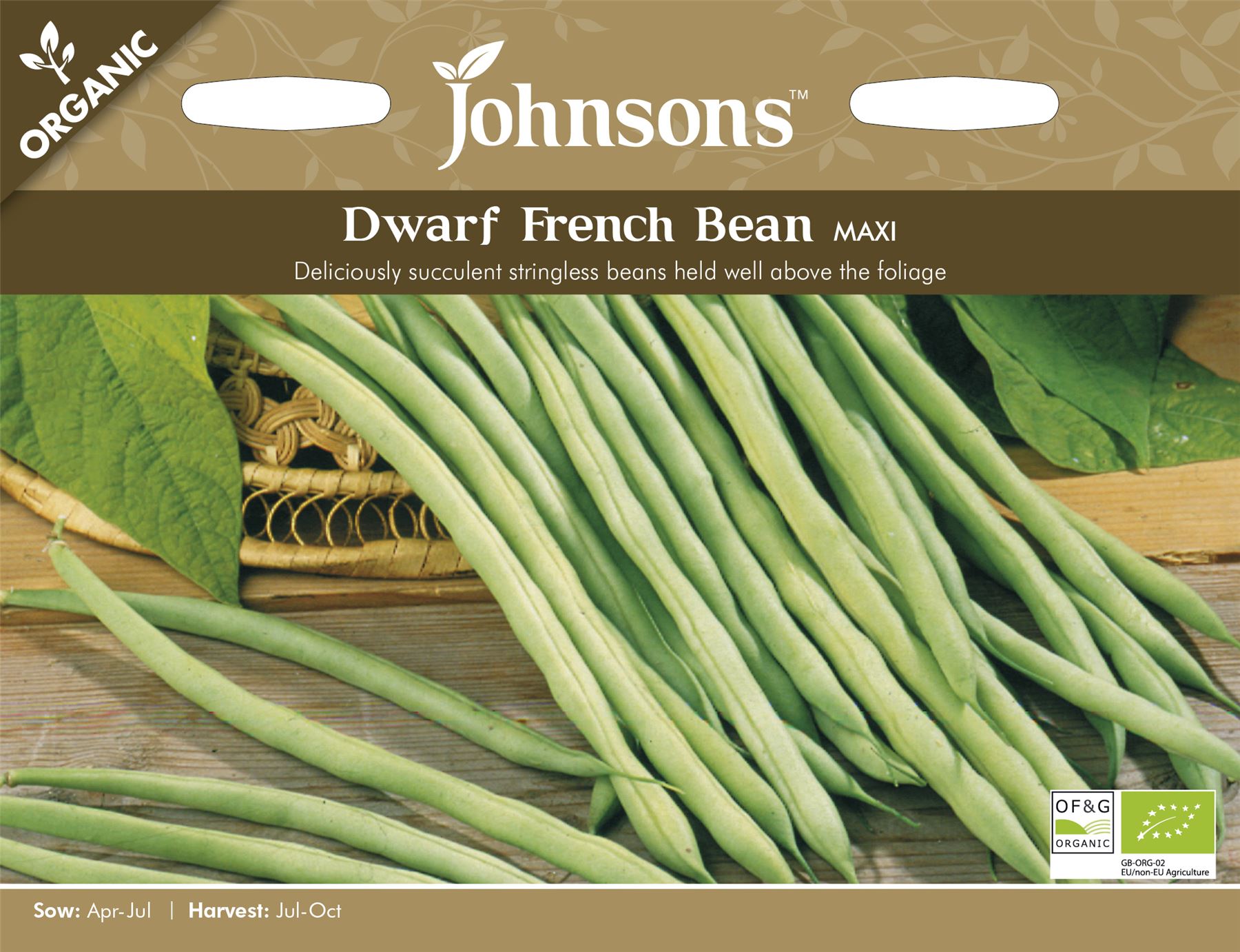 100 Seeds French Bean Vegetable Faraday Dwarf Unwins Seeds