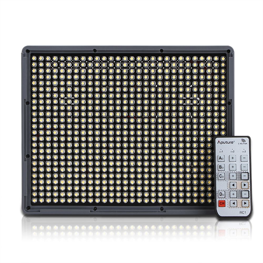 APUTURE AL-F7 Amaran illuminazione a LED CRI 95 ON-CAMERA KIT LUCE Doppio LED UK Venditore