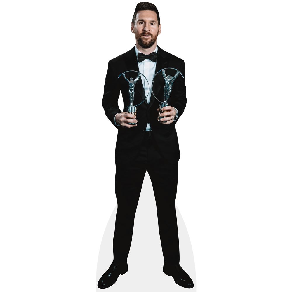 Découpe Carton Grandeur Nature LIONEL MESSI (AWARDS) Silhouette En Carton Grandeur Nature EUR 67,53 - FR Découpe Haute Définition 190.5 Cm