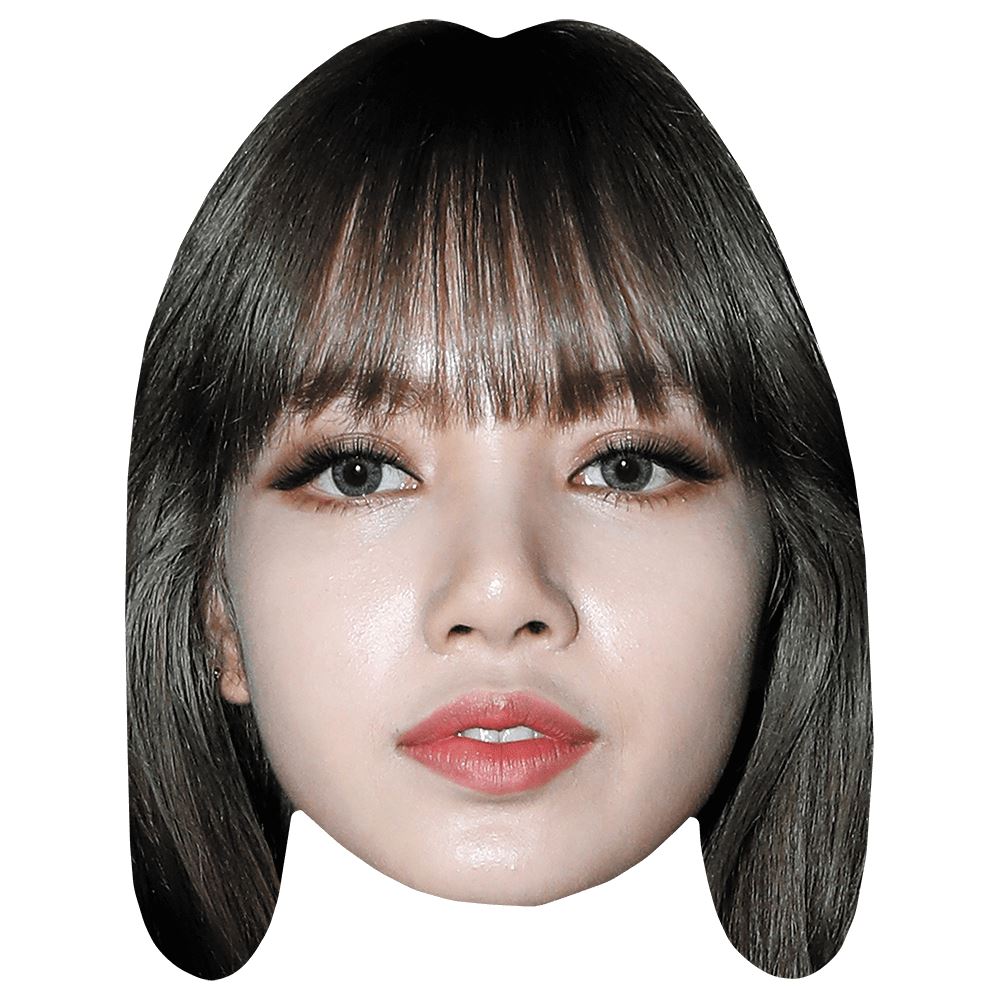 フェイスカラー Lisa Lisa (Blackpink) (Lipstick) Celebrity Mask, Flat Card Face | eBay