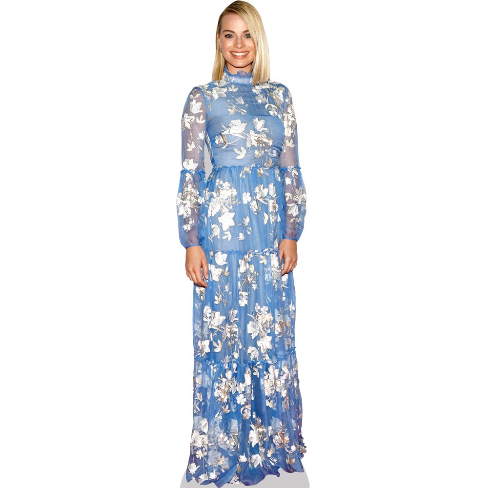 Margot Robbie (Blue Dress) Life Size Cutout