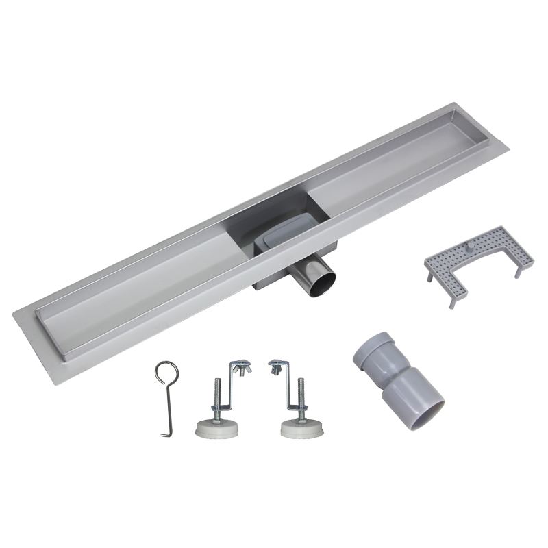 Linear Stainless Steel Shower Wetroom Drainage Gully Trap Waste (600-1500mm) #11 - View #5