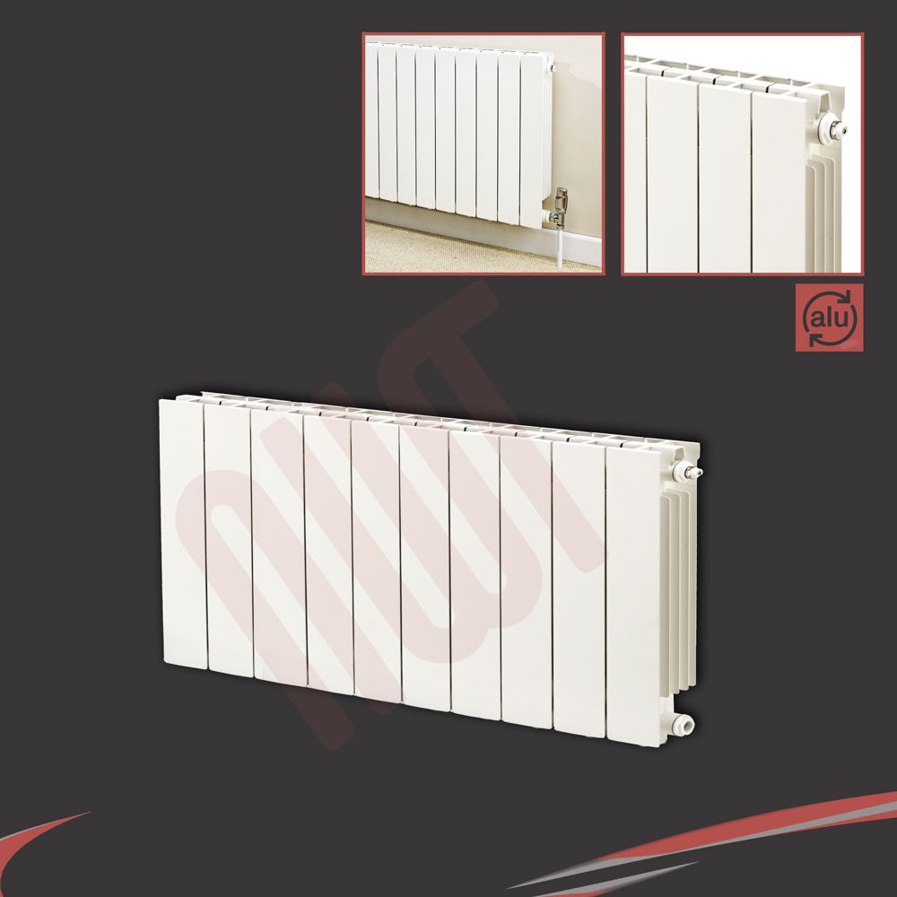 Designer White Verical Horizontal Aluminium Column Radiators TROJAN High Output - Picture 5 of 29