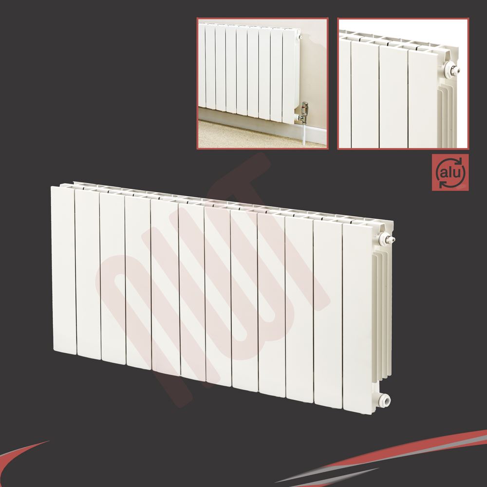 Designer White Verical Horizontal Aluminium Column Radiators TROJAN High Output - Picture 10 of 29