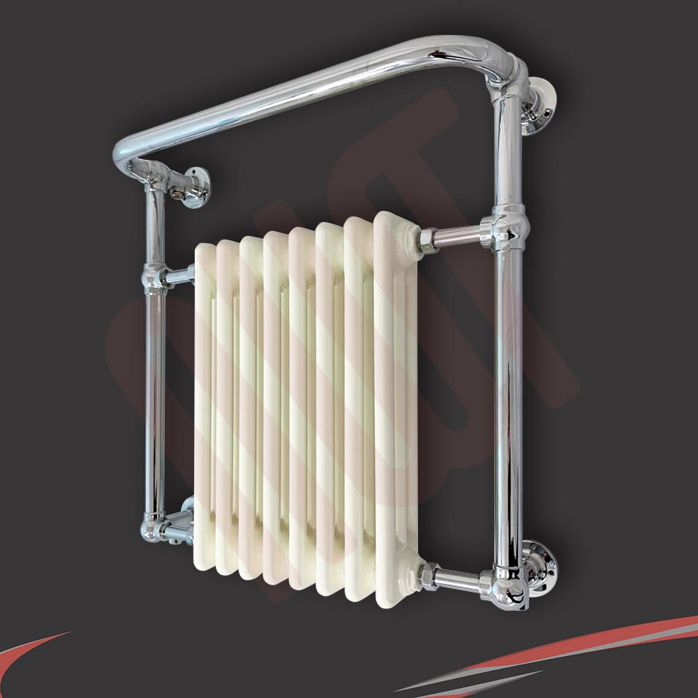 HIGH BTUs! Traditional Designer Chrome Heated Towel Rails, Bathroom