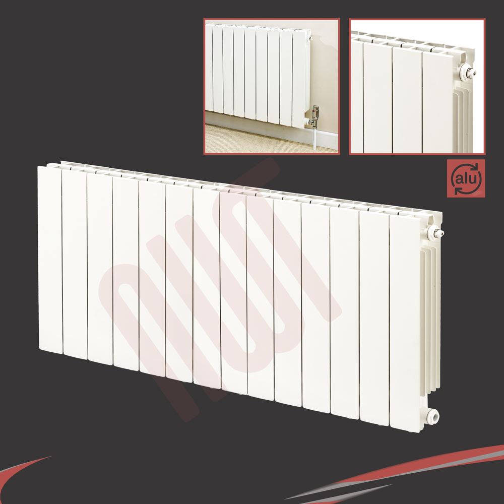 Designer White Verical Horizontal Aluminium Column Radiators TROJAN High Output - Picture 17 of 29