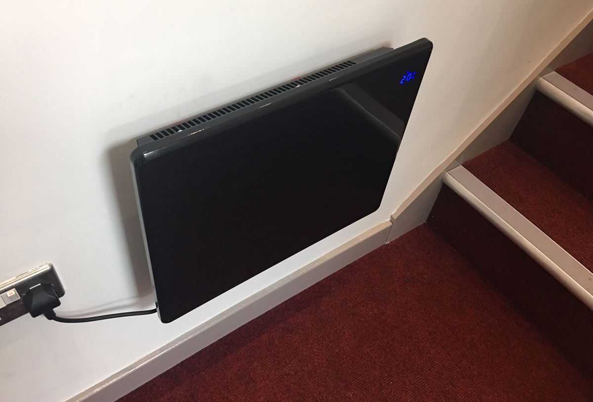 x 400mm 2000w Vivi Nova R NERA A INGOMBRO RIDOTTO Riscaldatore Elettrico Pannello di muro 940mm W H