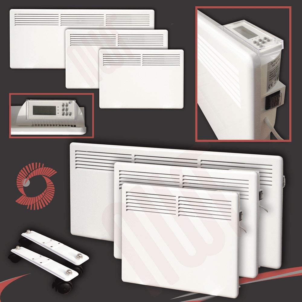 "NOVA LIVE" Designer Electric Convector Panel Heaters (Wall or Floor