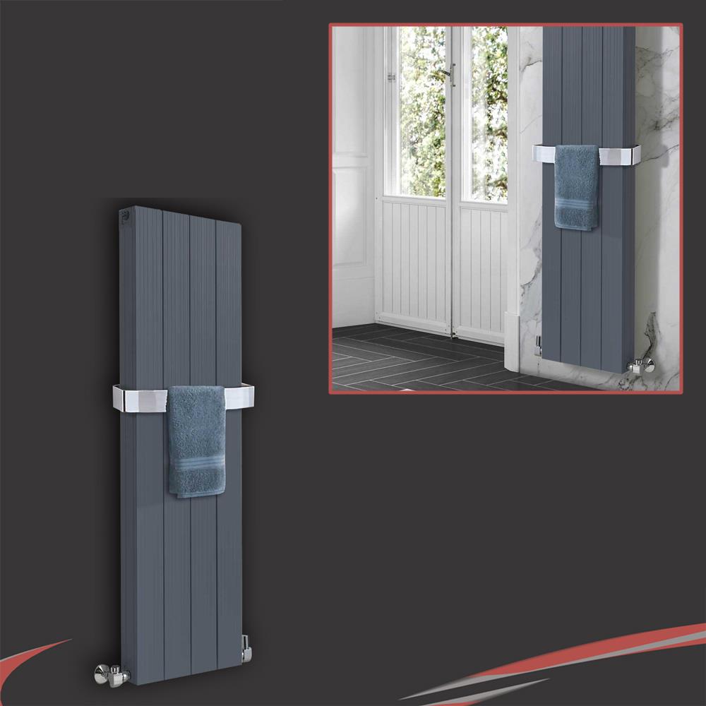 "Newborough" Vertical High BTU Aluminium Designer Radiators (White