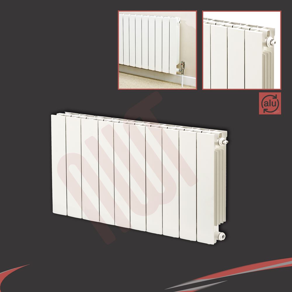 Designer White Verical Horizontal Aluminium Column Radiators TROJAN High Output - Picture 9 of 29