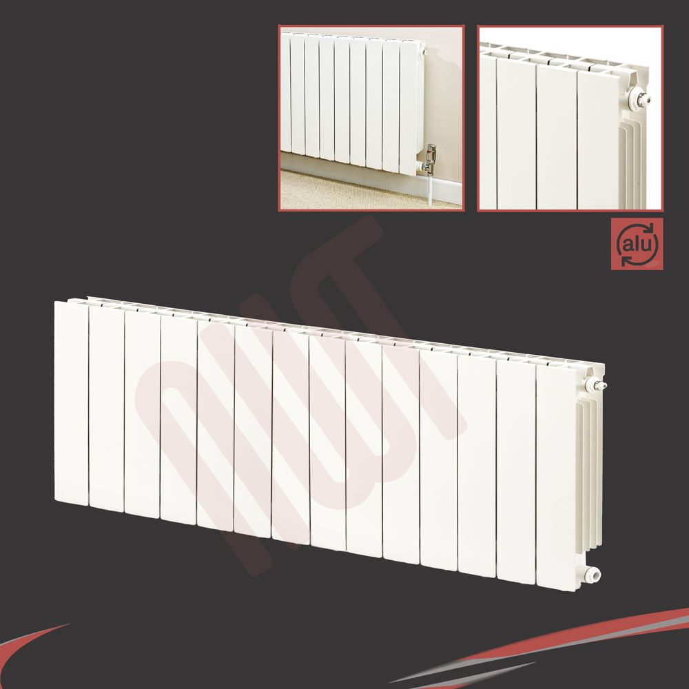 Designer White Verical Horizontal Aluminium Column Radiators TROJAN High Output - Picture 15 of 29