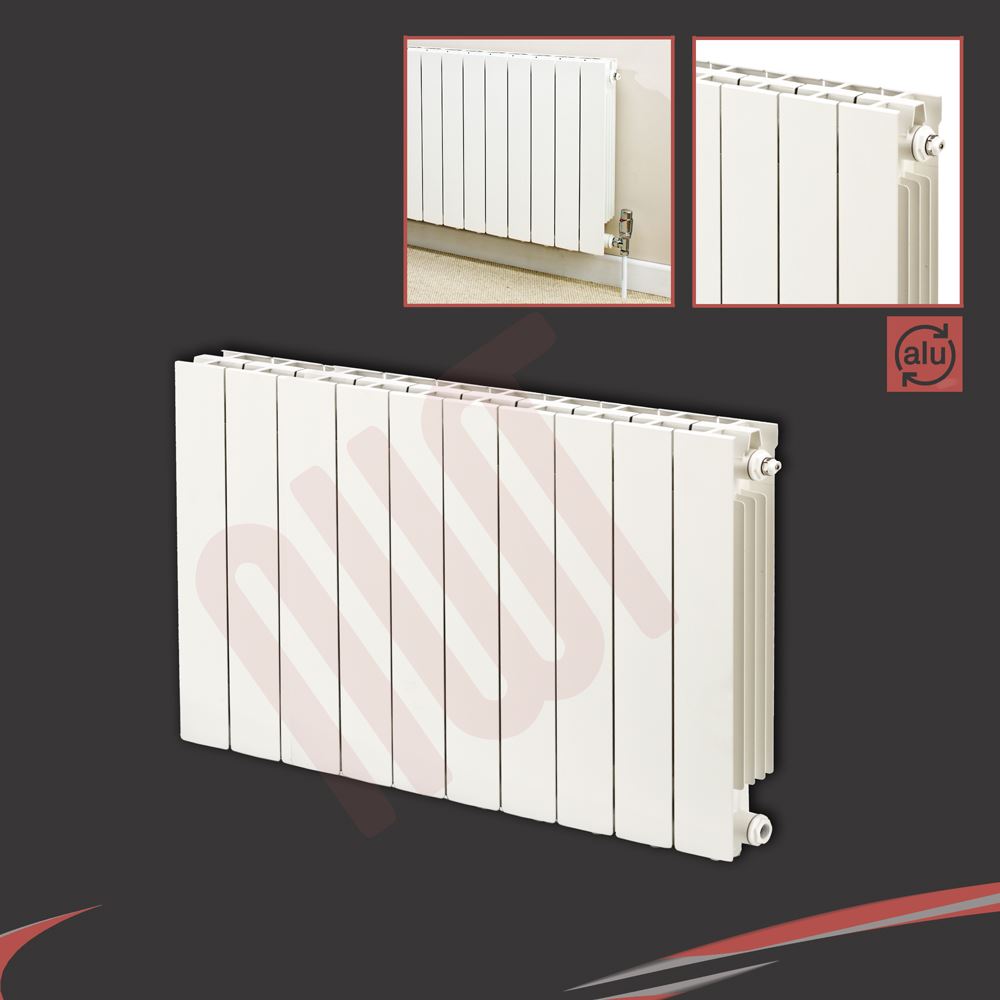 Designer White Verical Horizontal Aluminium Column Radiators TROJAN High Output - Picture 13 of 29