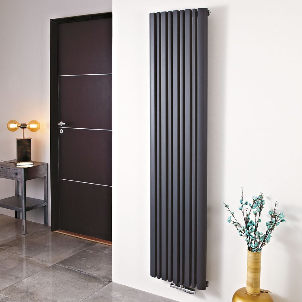 Angled Chrome TRV Thermostatic Radiator Valves 50mm Underside