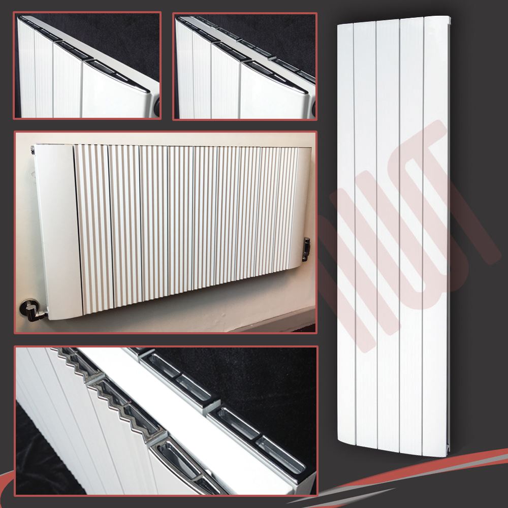 HIGH OUTPUT! Aluminium Designer "Cariad" White Vertical & Horizontal