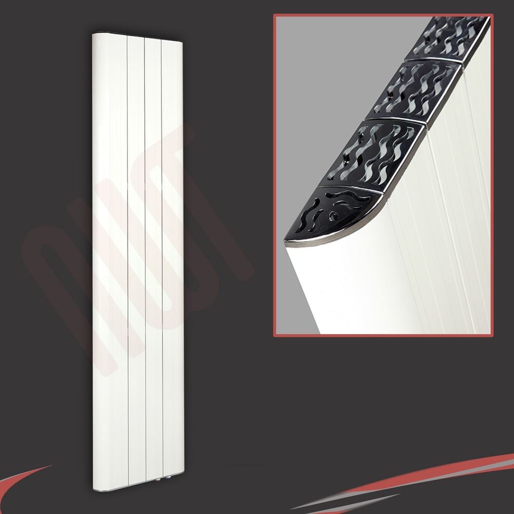 White Modern Aluminium Feature Radiators Vertical & Horizontal HIGH