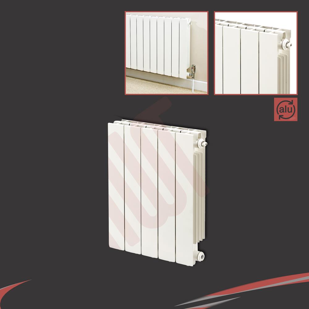 Designer White Verical Horizontal Aluminium Column Radiators TROJAN High Output - Picture 11 of 29