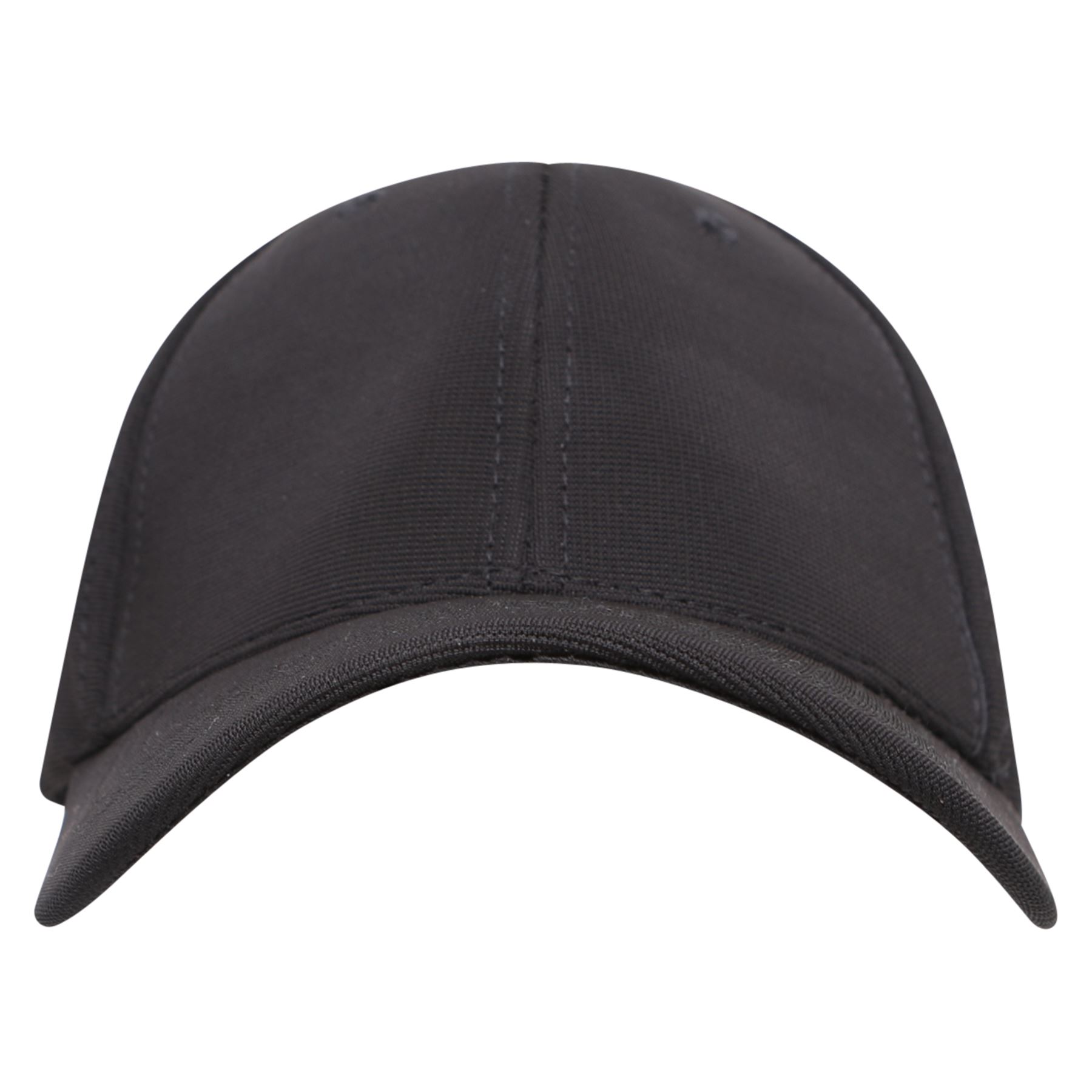 Designer Baseball Cap, Fitted Plain Curved Peak Caps, Black, Grey Navy
