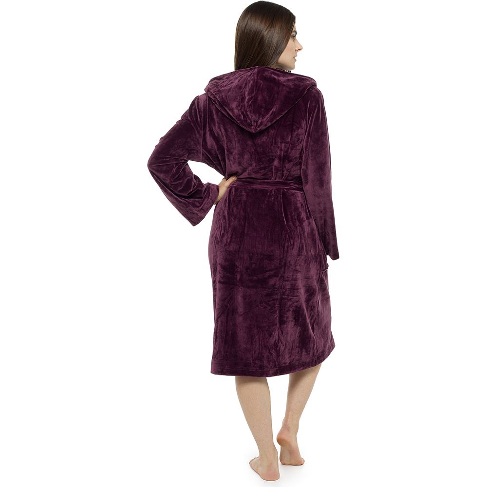 Women's Luxury Soft Touch Robe, Plush Dressing Gown, Size 822, LN425