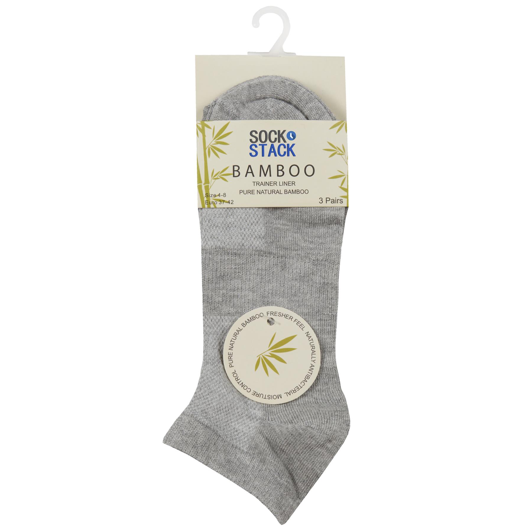 Bambus Sneaker Socken 6 Paar Damen Turnschuhe Einlagen Socke Urlaub Sommer - Bild 8 von 13