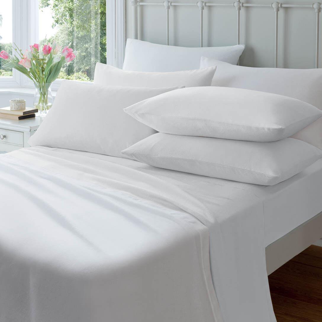 Olivia Rocco Flannelette Flat Sheet Soft Brushed Cotton Bed Sheets eBay