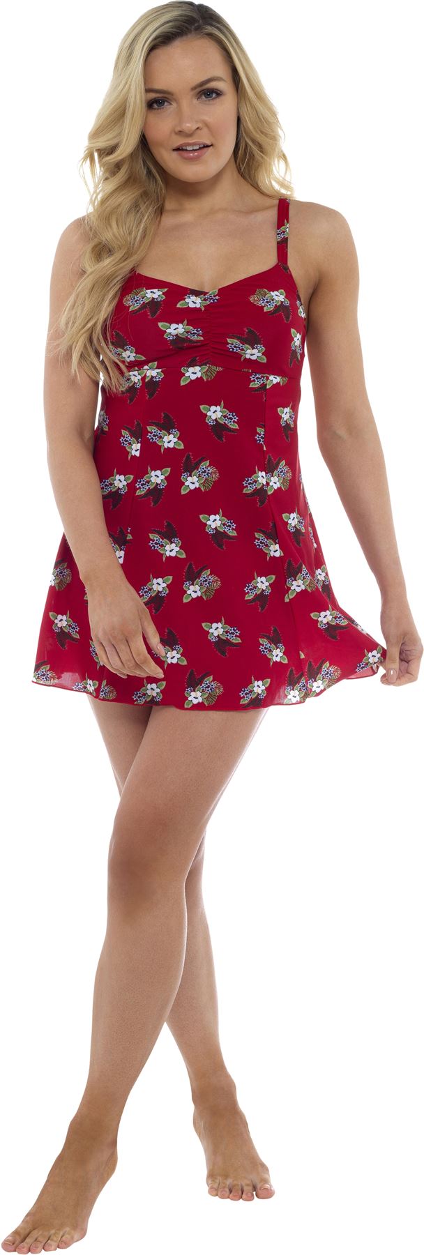 Damas Vestido de Natación Control Abdomen Traje de Baño Verano Traje de Baño Ropa de Playa Disfraz - Imagen 4 de 33