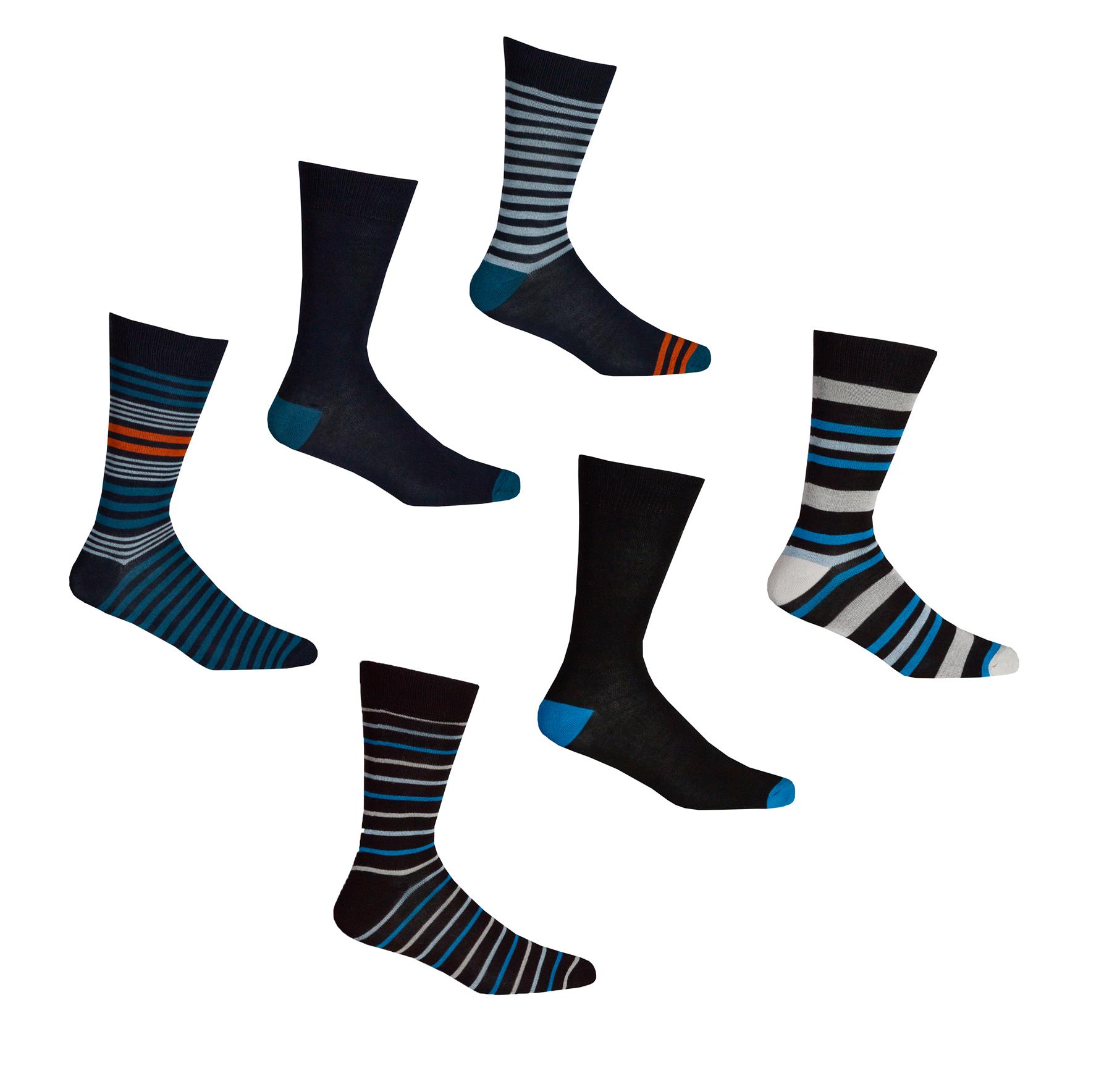 Bambus Socken 6 Paar Herren Design Socken weich sanft antibakteriell Freizeit - Bild 9 von 10