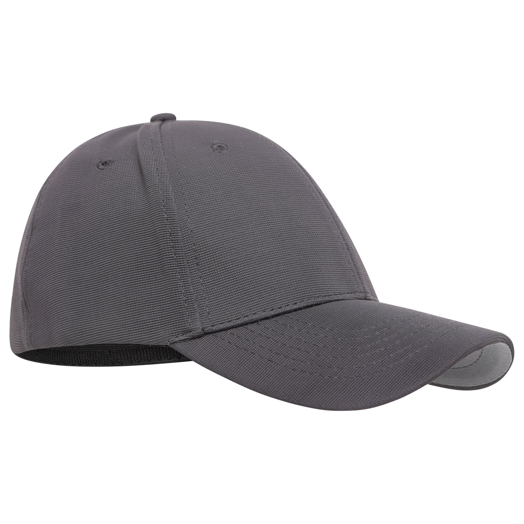 Designer Baseball Cap, Fitted Plain Curved Peak Caps, Black, Grey Navy