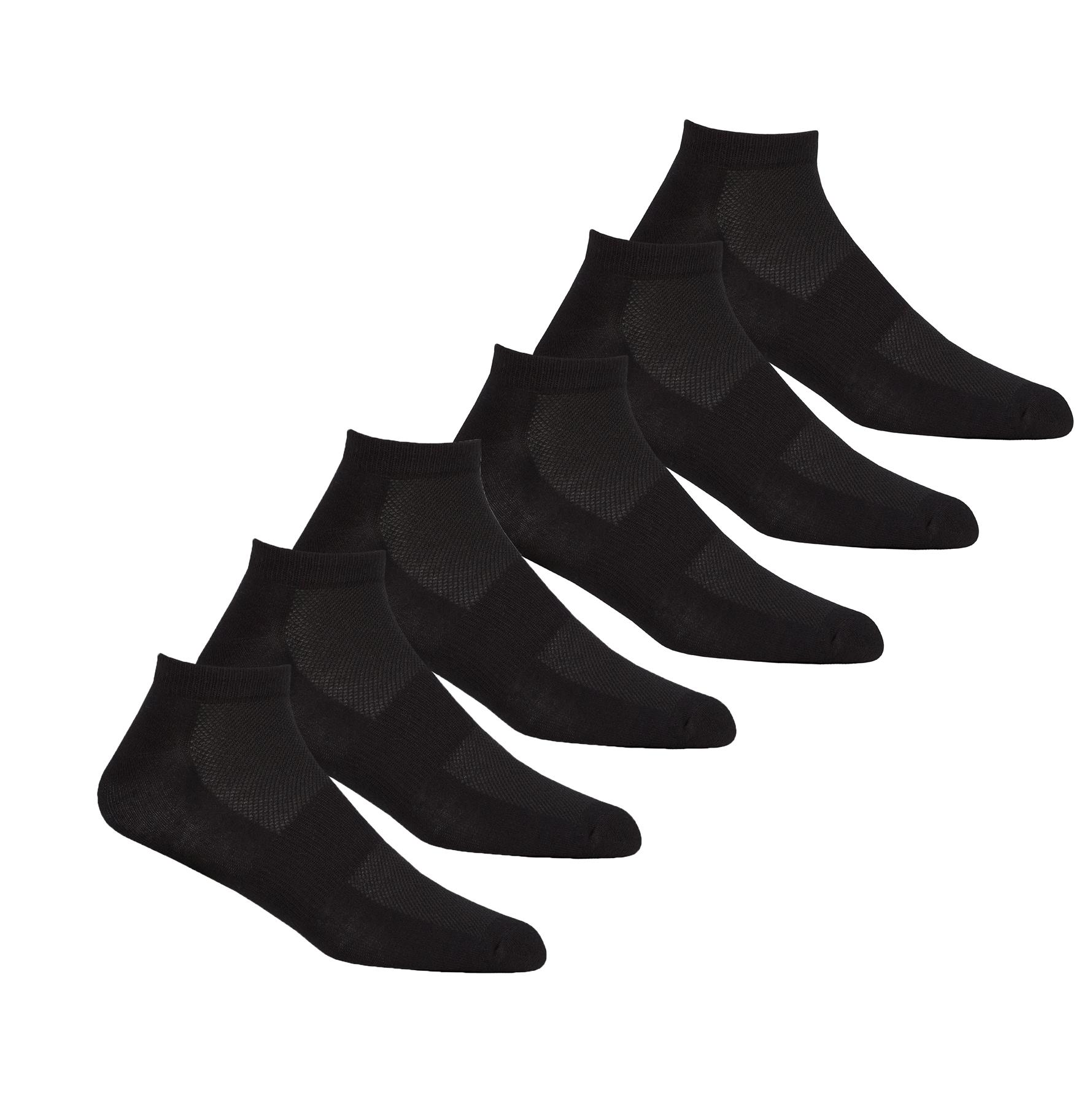 Bambus Sneaker Socken 6 Paar Damen Turnschuhe Einlagen Socke Urlaub Sommer - Bild 2 von 13