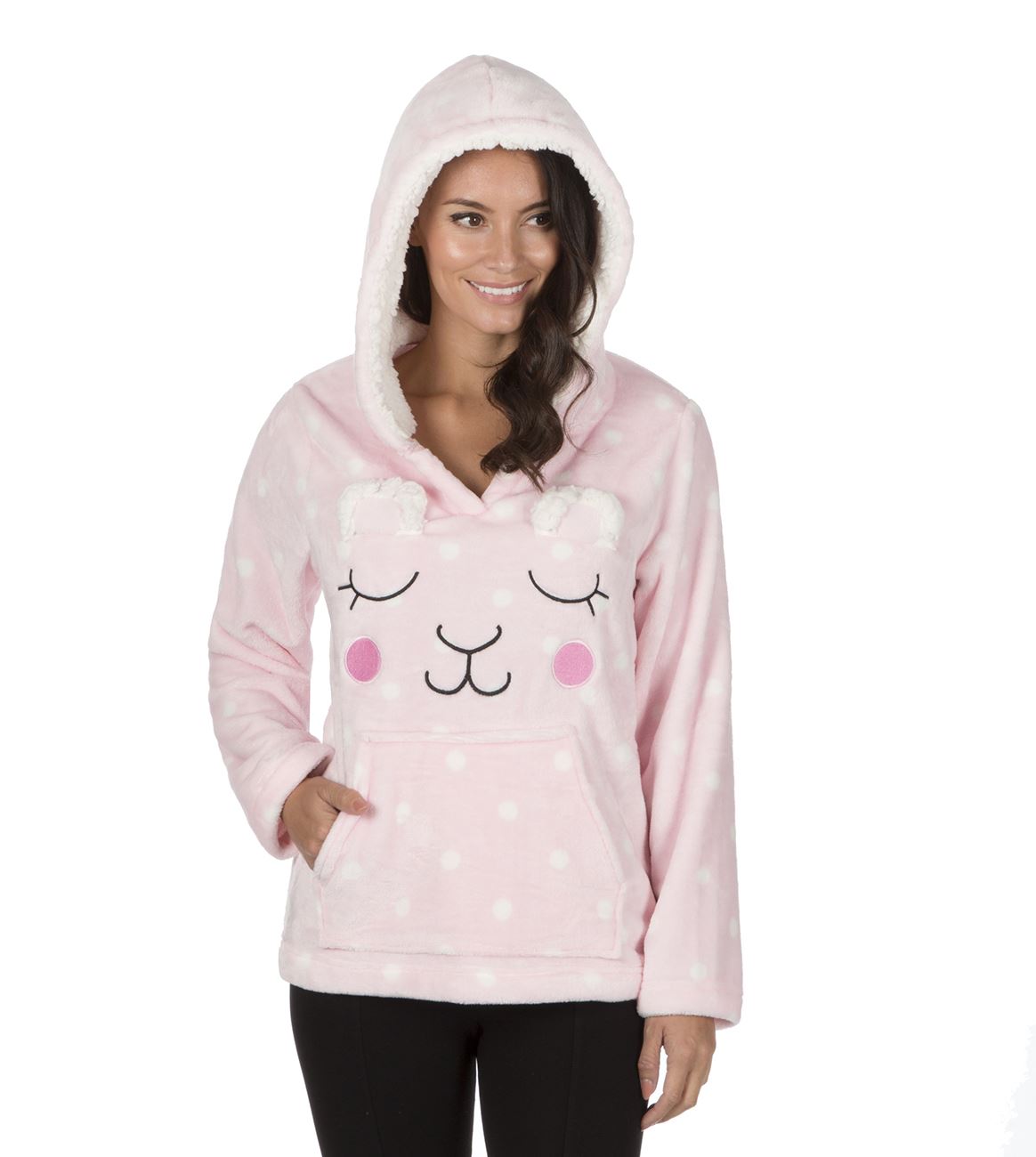 hooded snuggle top