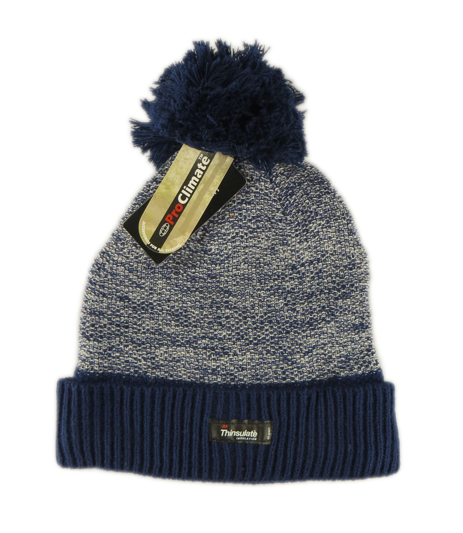 Thinsulate Two Tone Beanie Mütze, Unisex Bommelmützen Winter Geschenk LA23 - Bild 3 von 4