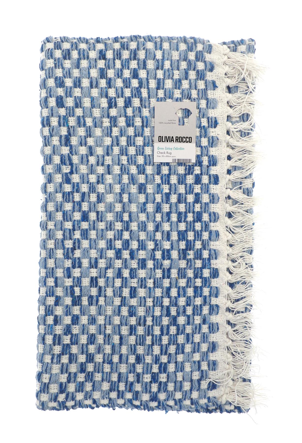 Check Design Rugs Made From Recycled Fabrics Door Mats Rug Bath Mat