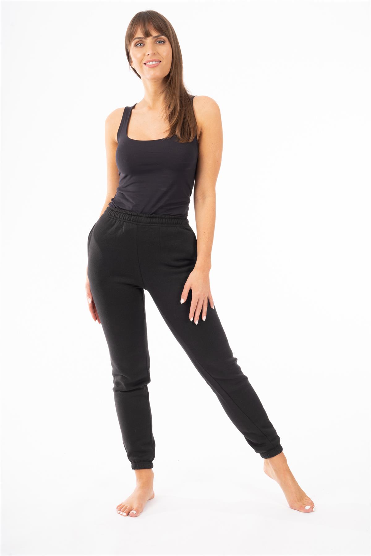 Para mujer Calce Suelto Parte inferior de lana Pantalones de sudor Pantalones de lana Pantalones para correr - Imagen 10 de 21