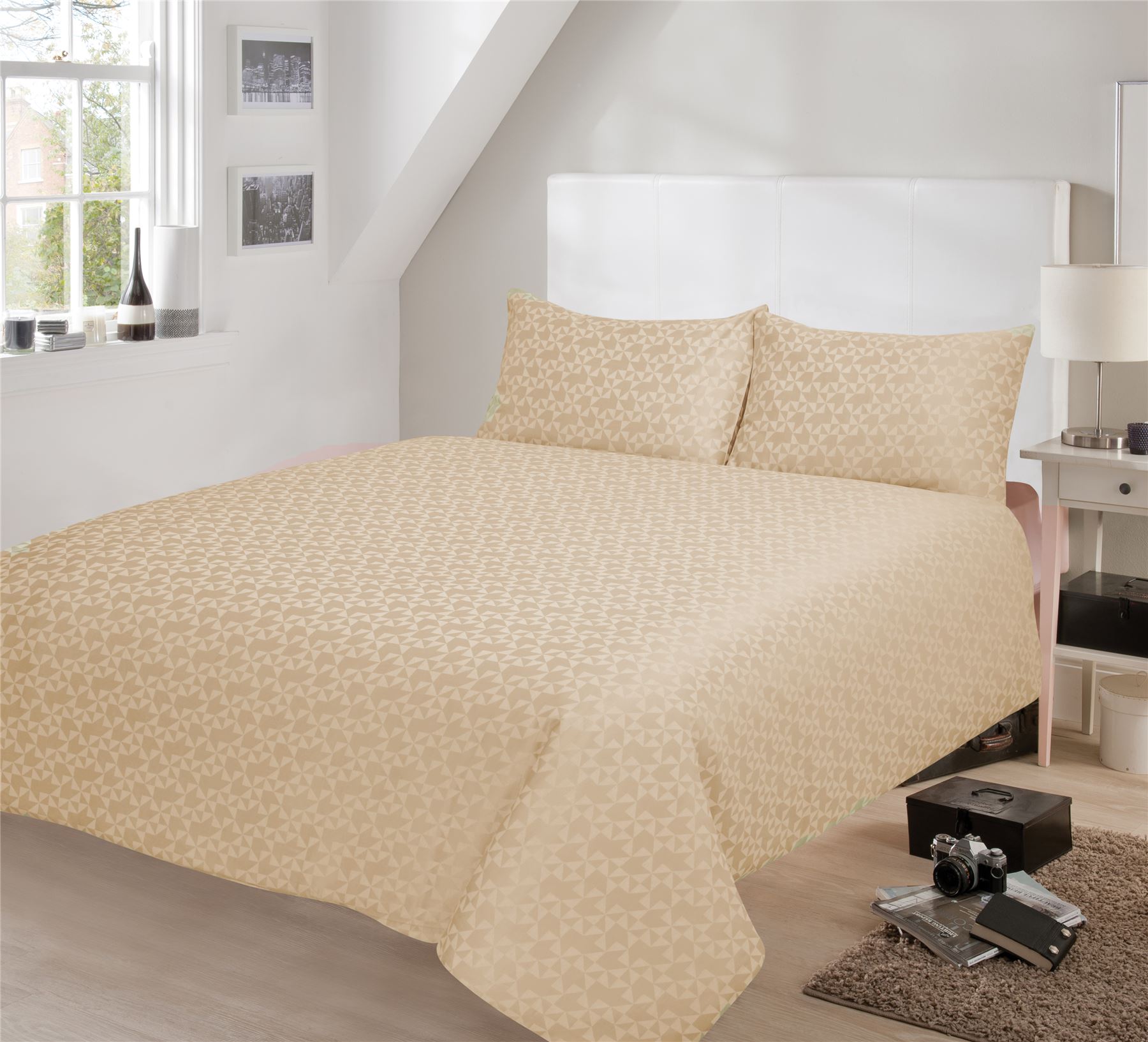 Hampton Jacquard Duvet Quilt Cover Set, Double King Super King Size