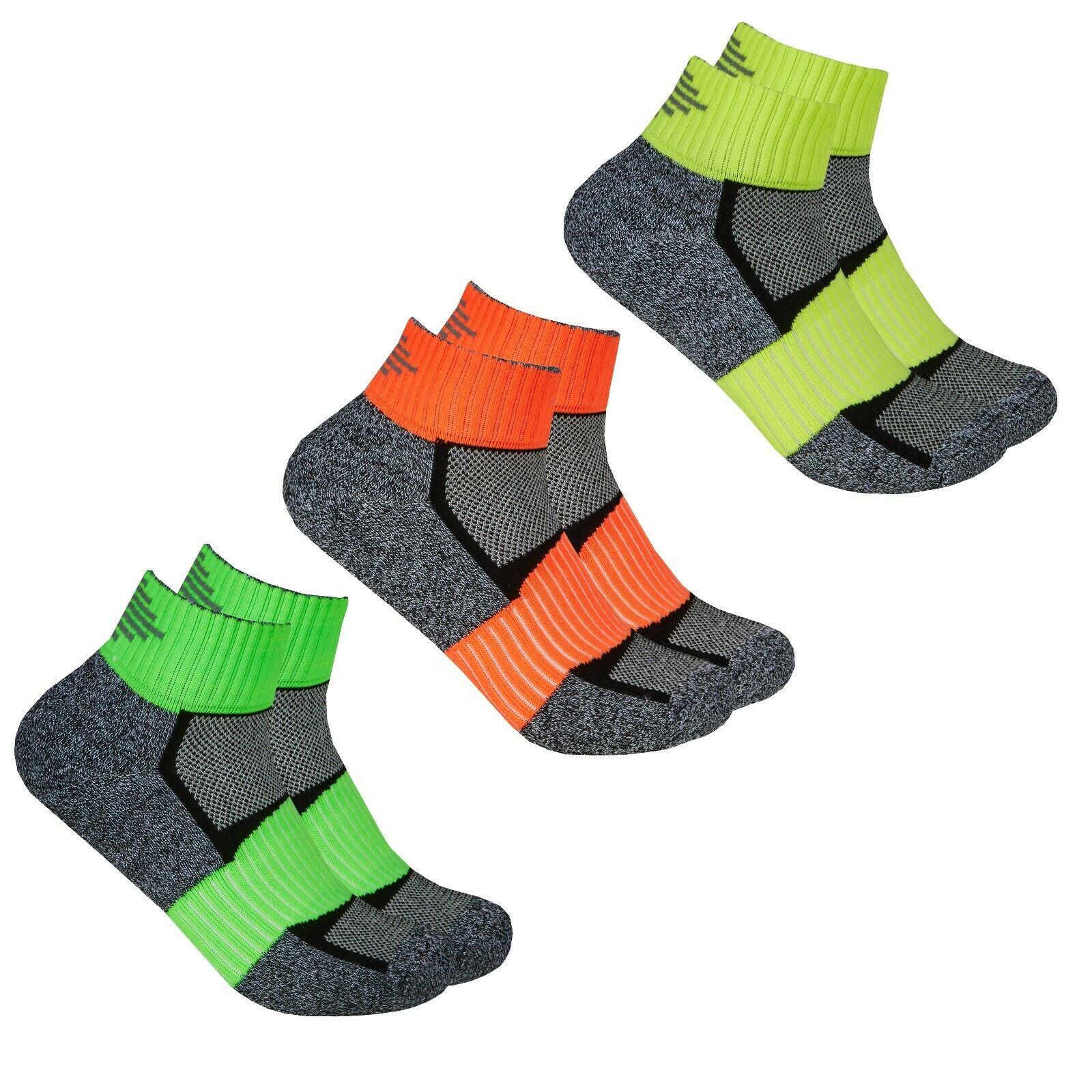 Redtag 6 Pack Girls Boys Sports Gym Non Slip Gripper Sole Trainer Liner Socks
