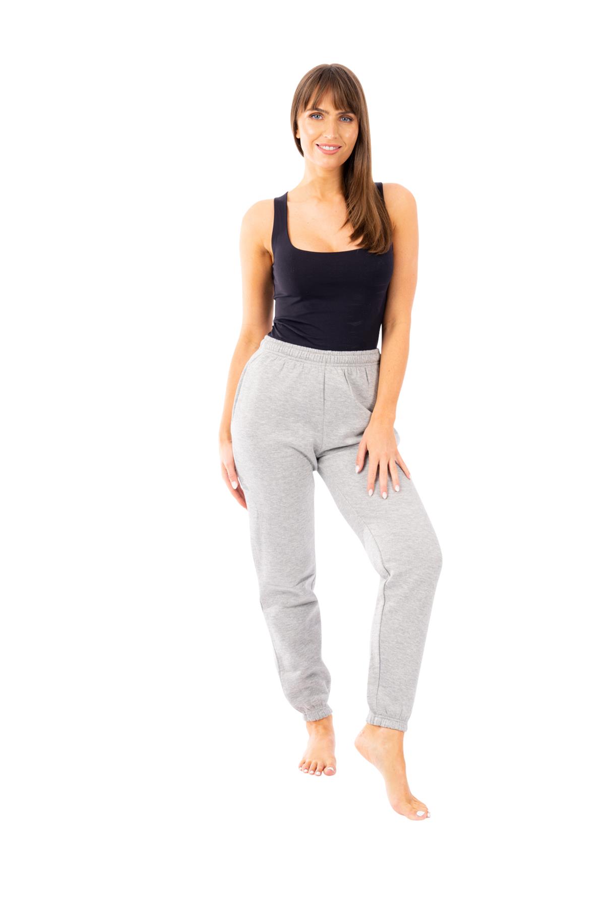 Para mujer Calce Suelto Parte inferior de lana Pantalones de sudor Pantalones de lana Pantalones para correr - Imagen 3 de 21
